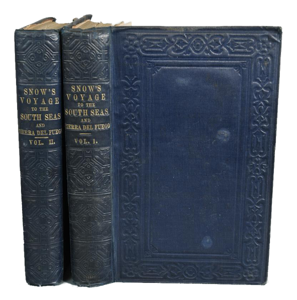 A Two Years Cruise off Tierra del Fuego Vol. 2 - Book Display (I) (1857)