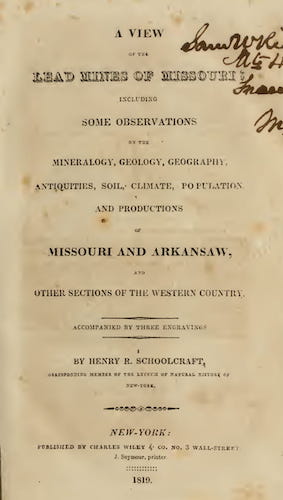 American Southwest - A View of the Lead Mines of Missouri