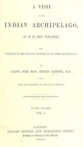 Sailing - A Visit to the Indian Archipelago, in H.M.S. Maeander