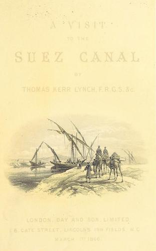 Aquatint & Lithography - A Visit to the Suez Canal