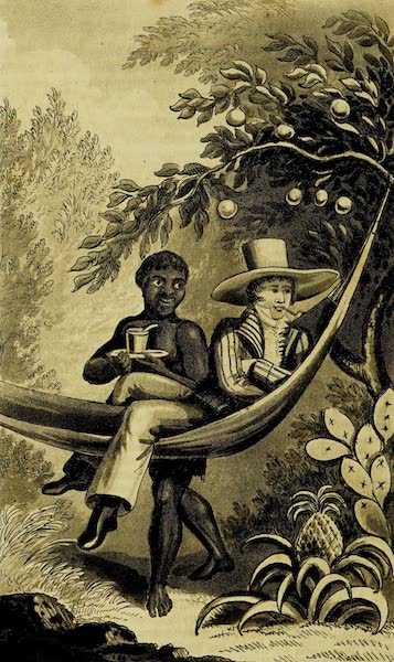 A Voyage in the West Indies - A Spanish Planter of Porto Rico Luxuriating in his Hammock (1820)