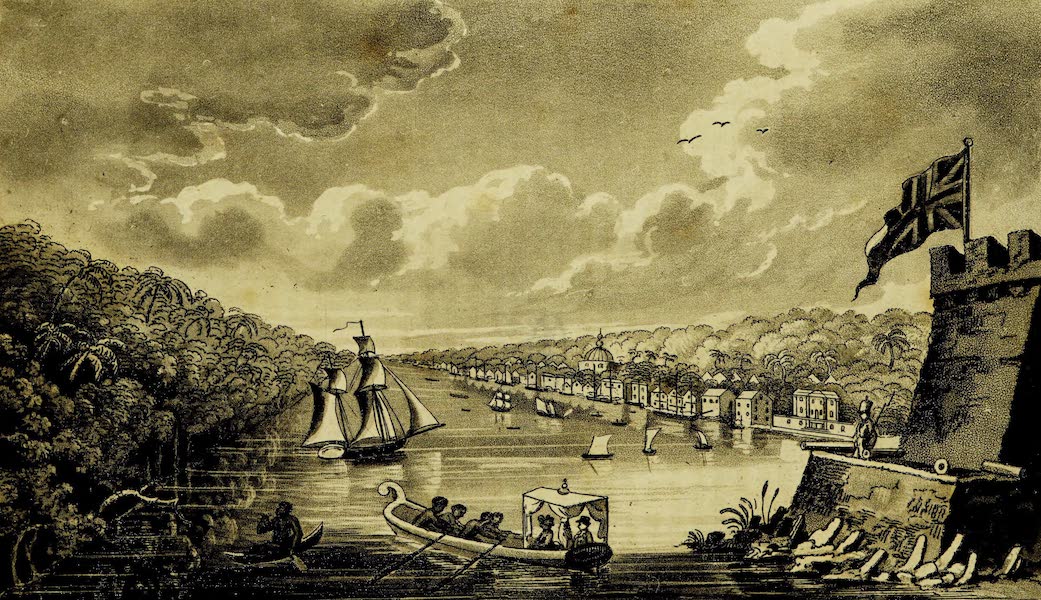 A Voyage in the West Indies - City of Paramaribo, Surinam (1820)
