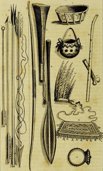 A Voyage in the West Indies - Indian Implements (1820)
