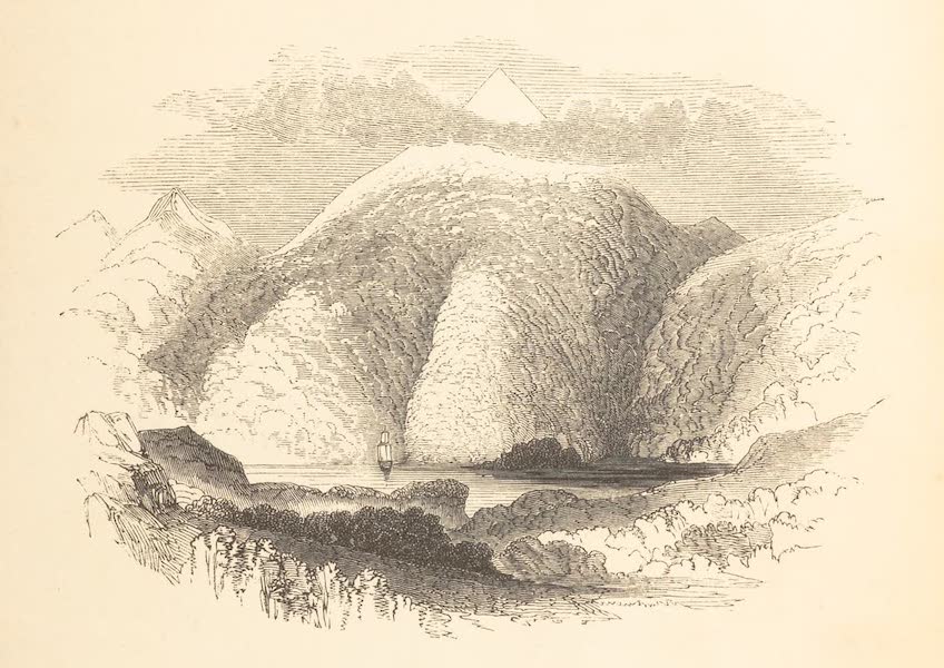 A Voyage of Discovery and Research in the Southern and Antarctic Regions Vol. 2 - Mount Kater, Hermite Island (1847)