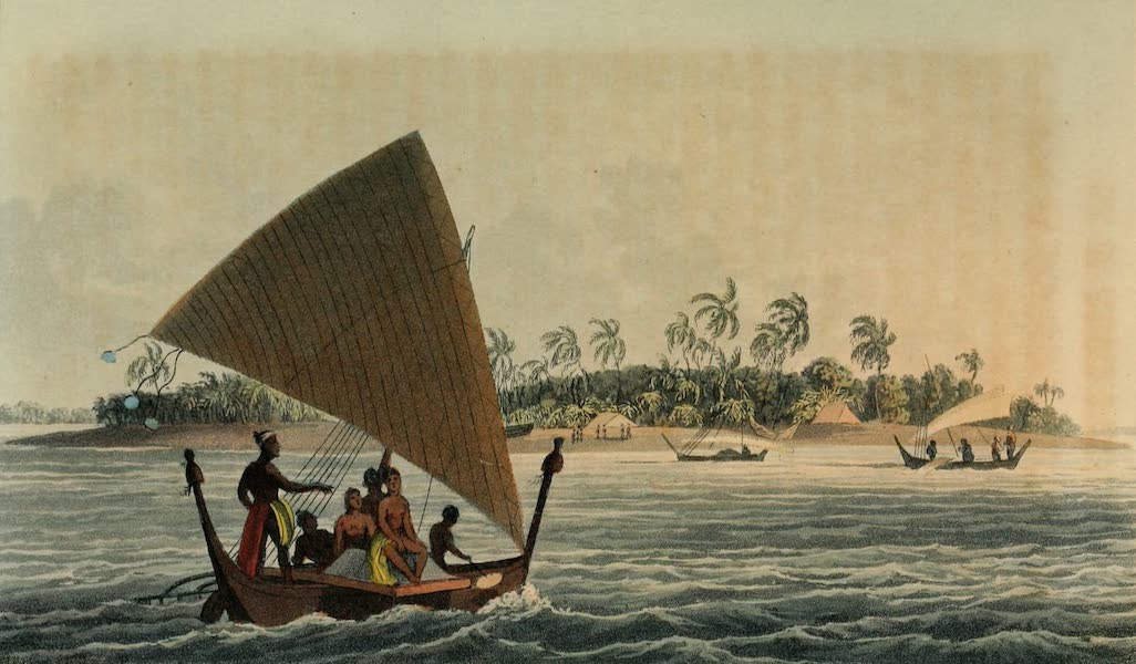A Voyage of Discovery, into the South Sea and Beering's Straits Vol. 2 - View of the Island of Airick, belonging to the Group of Kawen in the Radack Chain (1821)