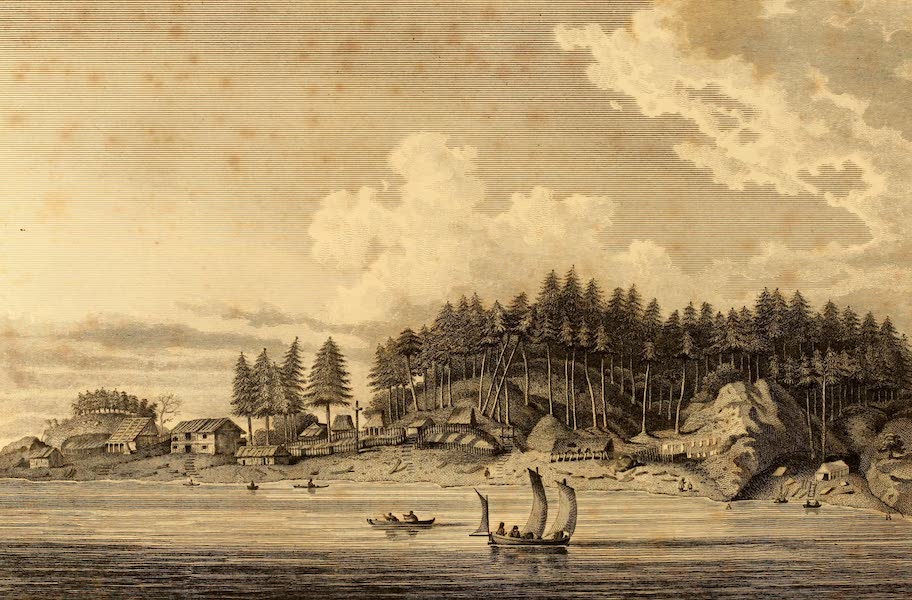 A Voyage of Discovery to the North Pacific Ocean Vol. 1 - Friendly cove, Nootka sound.  (1798)