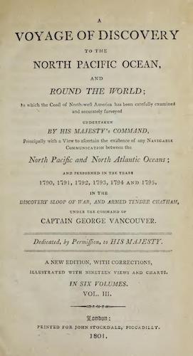 American Southwest - A Voyage of Discovery to the North Pacific Ocean Vol. 3