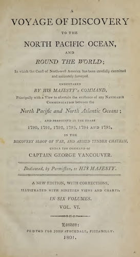 American Southwest - A Voyage of Discovery to the North Pacific Ocean Vol. 6