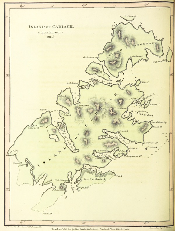 Island of Cadiak with its Environs - 1805