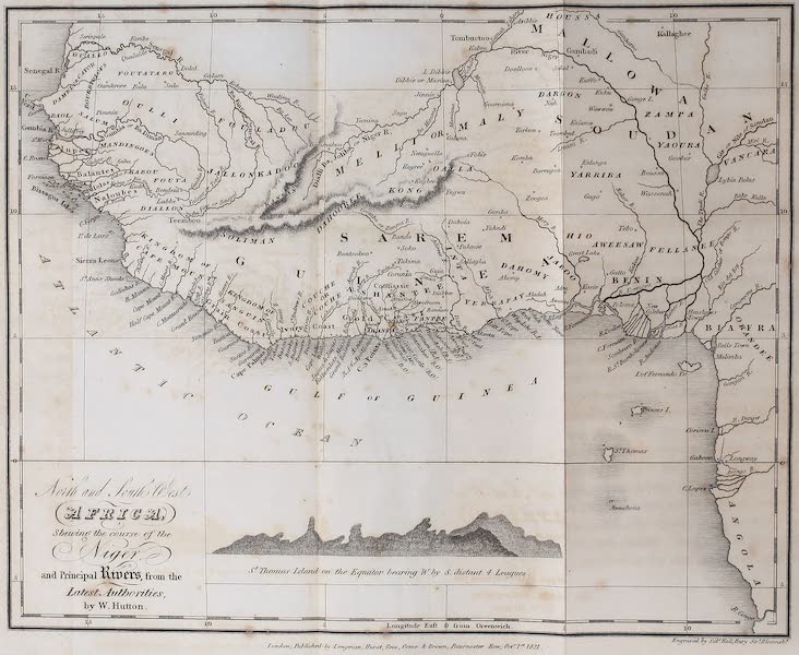 A Voyage to Africa - North and South-West Africa Showing the Course of the Niger (1821)