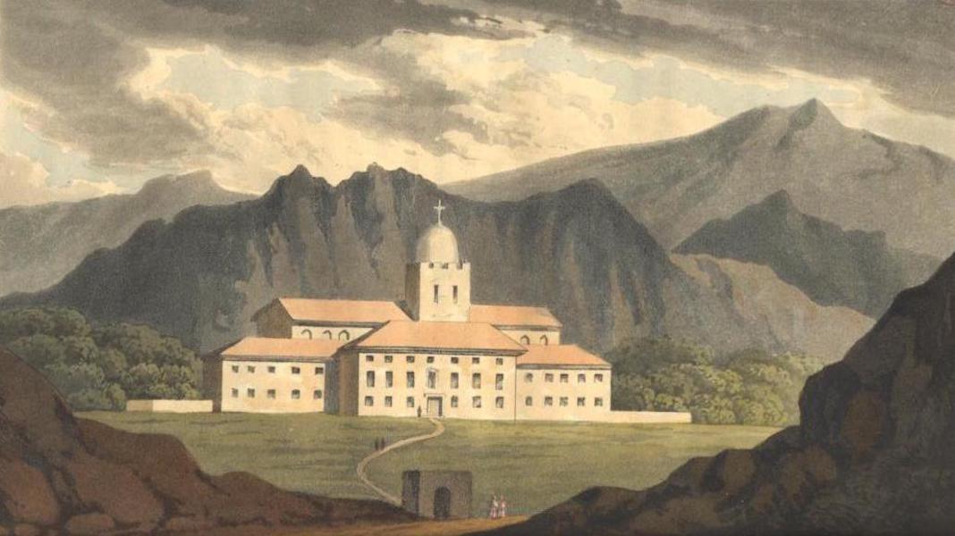 A Voyage to Cadiz and Gibraltar Vol. 1 - Convent of St. Martin near Palermo (1815)