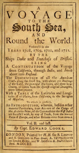 Sailing - A Voyage to the South Sea, and Round the World Vol. 2