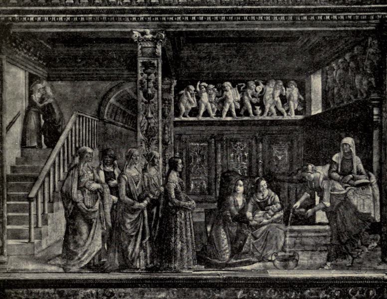 The Birth of the Virgin. Ghirlandaio, in S. Maria Novella
