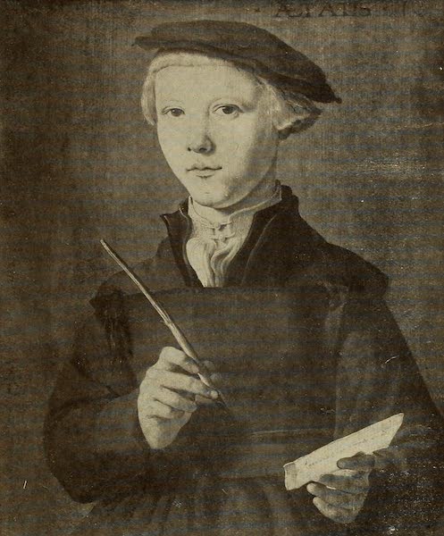 A Wanderer in Holland - Portrait of a Youth. Jan van Scorel (Boymans Museum, Rotterdam) (1905)
