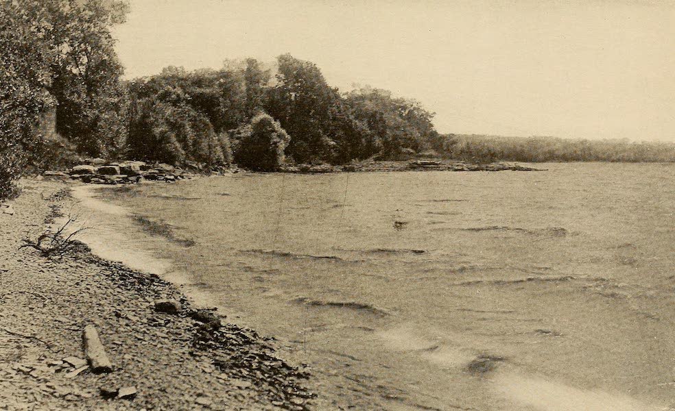 Along the Shore of Isle La Motte, Lake Champlain