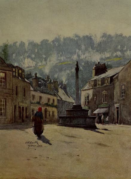 Abbotsford Painted and Described - The Cross, Melrose (1905)
