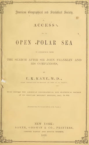 Access to an Open Polar Sea - Title Page