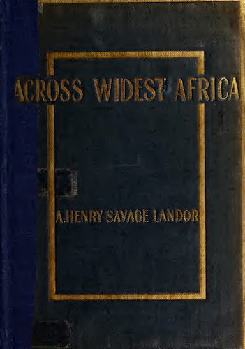 Across Widest Africa Vol. 1 - Title Page