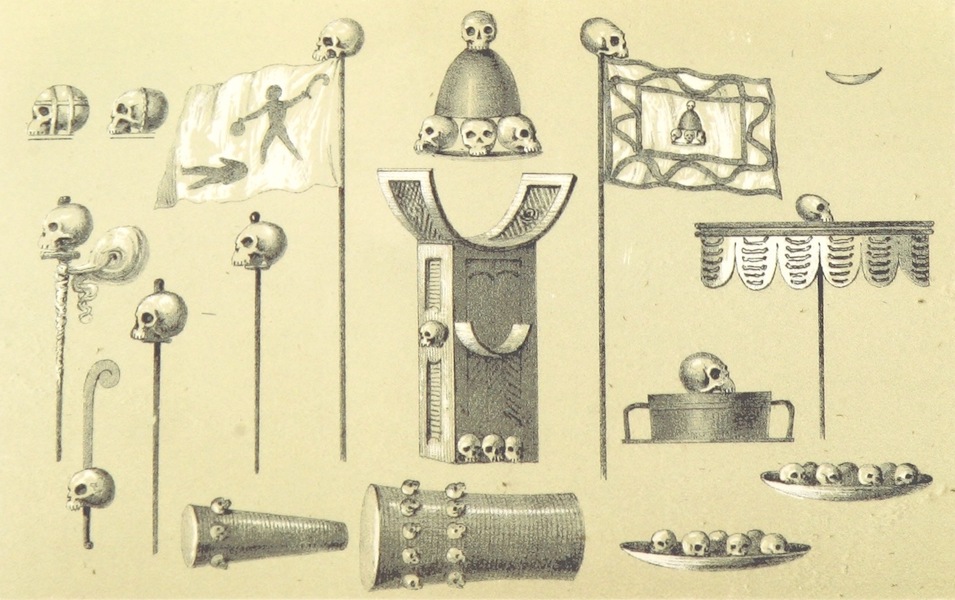 Dahomey, Skull Ornaments and Banners