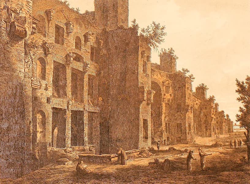 Album des classischen Alterthums - Thermen des Diocletian in Rom (1870)