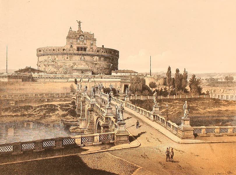 Album des classischen Alterthums - Engelsburg in Rom (1870)