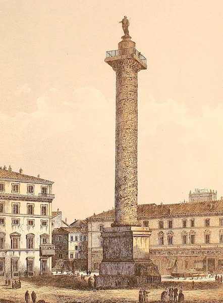 Album des classischen Alterthums - Saule des Antonin in Rom (1870)
