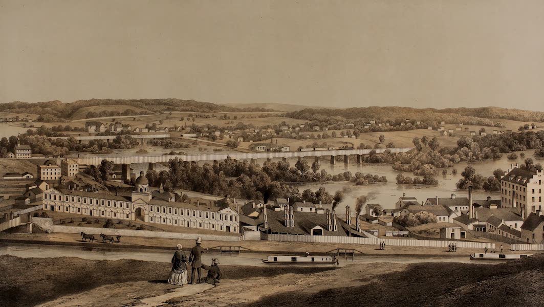 Album of Virginia - View from Gambles Hill (1858)