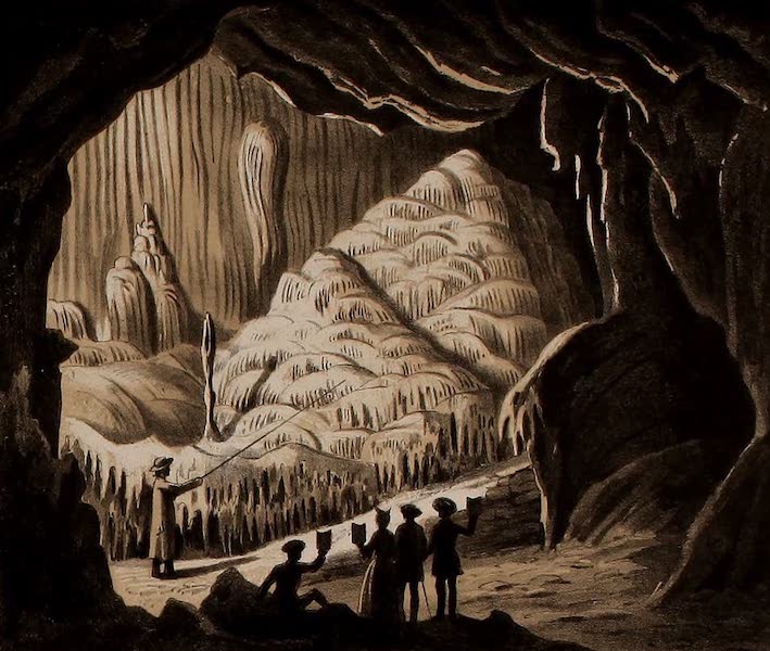 Album of Virginia - View of Weyers Cave - Cataract (1858)
