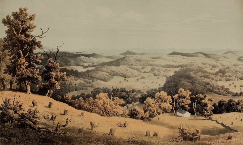 Album of Virginia - View from Little Sewell, Mountain No. I (1858)