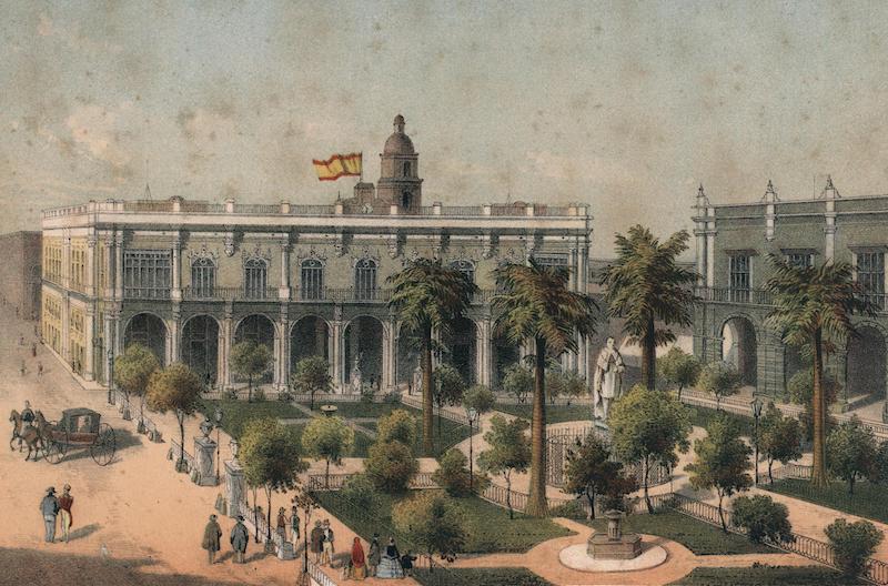 Album Pintoresco de la Isla de Cuba - Plaza de Armas (1855)