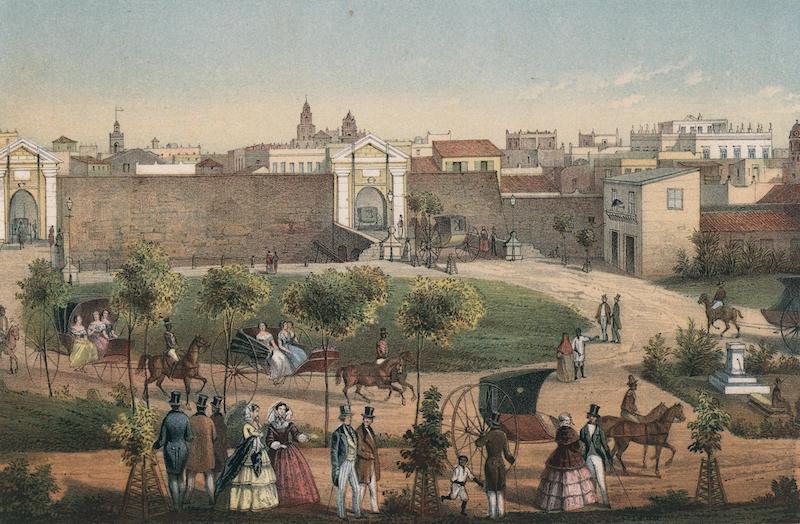 Album Pintoresco de la Isla de Cuba - Puertas de Monserrate (1855)