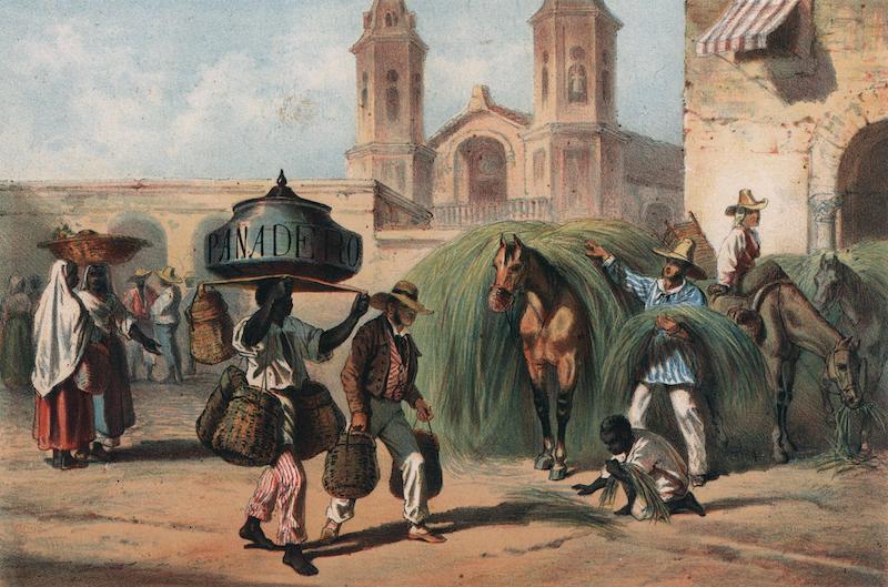 Album Pintoresco de la Isla de Cuba - El Panadero y El Malojero. (1855)