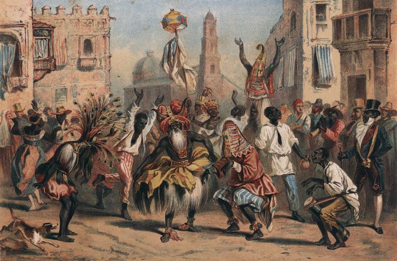 Album Pintoresco de la Isla de Cuba - Dia de Reyes. The Holy Kings Day. (1855)