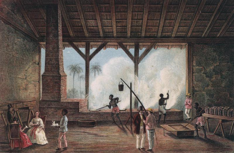 Album Pintoresco de la Isla de Cuba - Vista de una Casa de Calderas (1855)