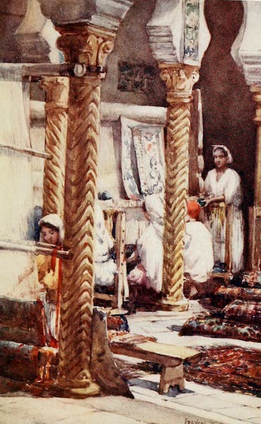 Algeria and Tunis, Painted and Described - The Carpet School, Algiers (1906)
