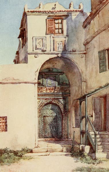 Algeria and Tunis, Painted and Described - The Leopard Door, Algiers (1906)