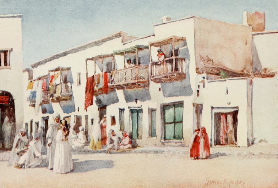 Algeria and Tunis, Painted and Described - Street of the Dancing Girls, Biskra (1906)