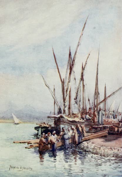 Algeria and Tunis, Painted and Described - Unlading Wood (1906)