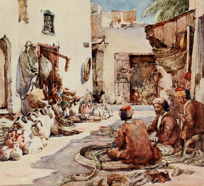 Algeria and Tunis, Painted and Described - The Basket-Makers, Sousse (1906)