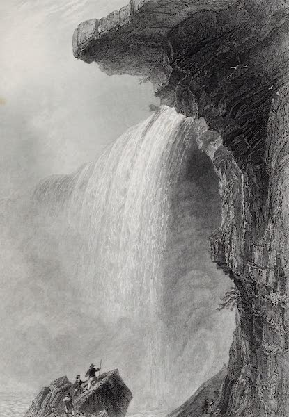 American Scenery Vol. I - View below Table Rock (1840)