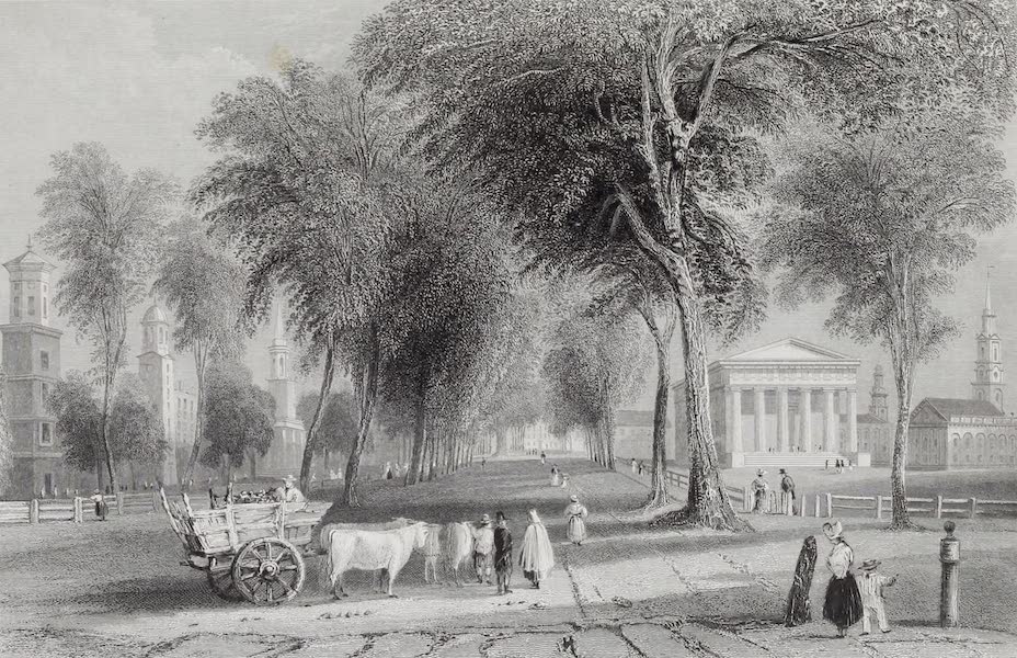 American Scenery Vol. I - Yale College (Newhaven) (1840)