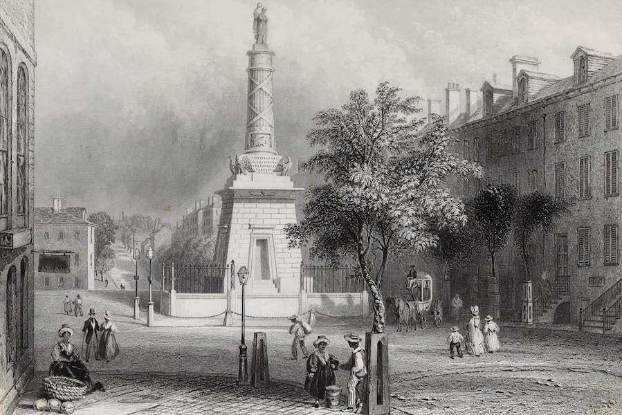 American Scenery Vol. I - Battle Monument, Baltimore (1840)