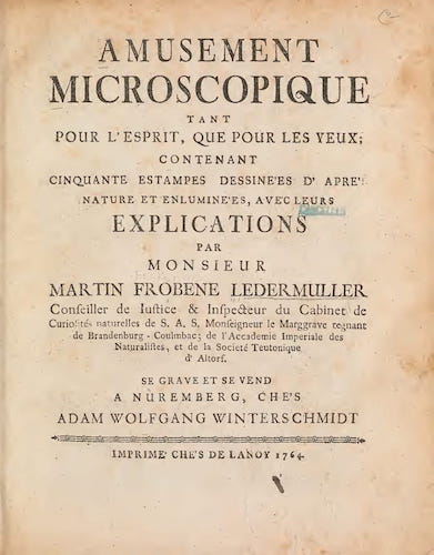 Amusement Microscopique Vol. 1