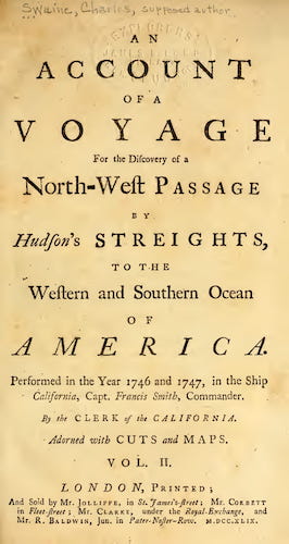 English - An Account of a Voyage for the Discovery of a North-West Passage Vol. 2