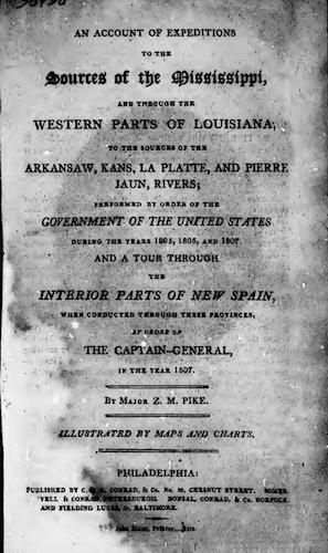 American Southwest - An Account of Expeditions to the Sources of the Mississippi