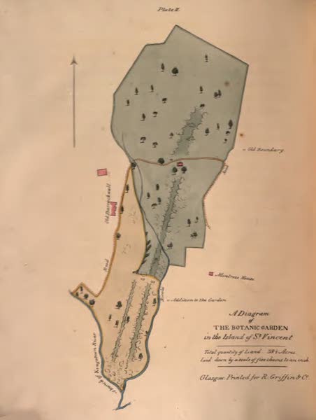 A Diagram of the Botanic Garden in the Island of St. Vincent