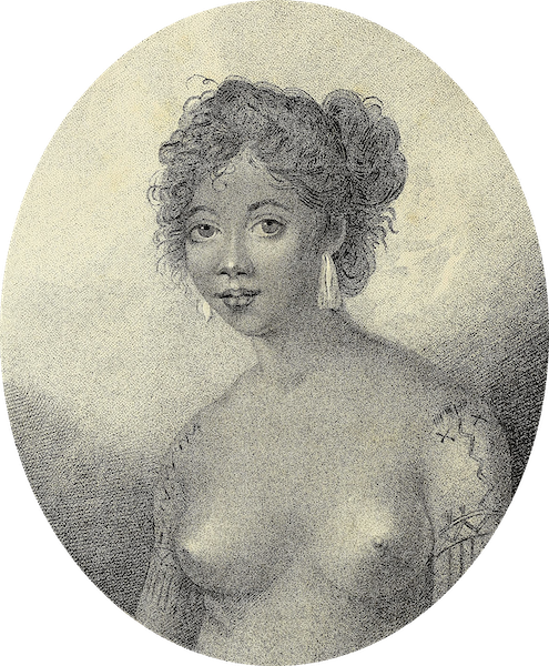 An Account of the Pelew Islands - Ludee, One of the Wives of Abba Thulle (1788)