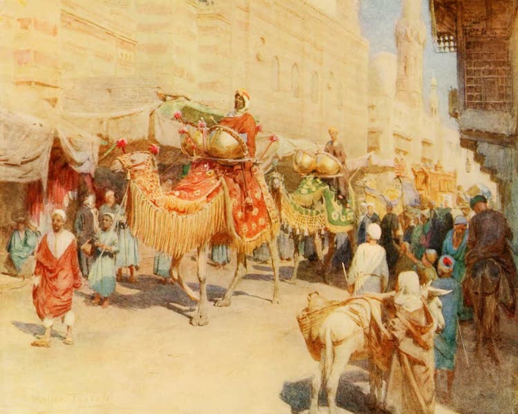 An Arab Wedding Procession