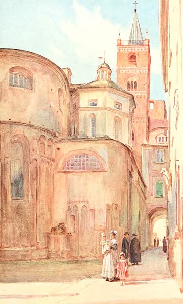 An Artist in the Riviera - The Romanesque Church at Albenga (1915)