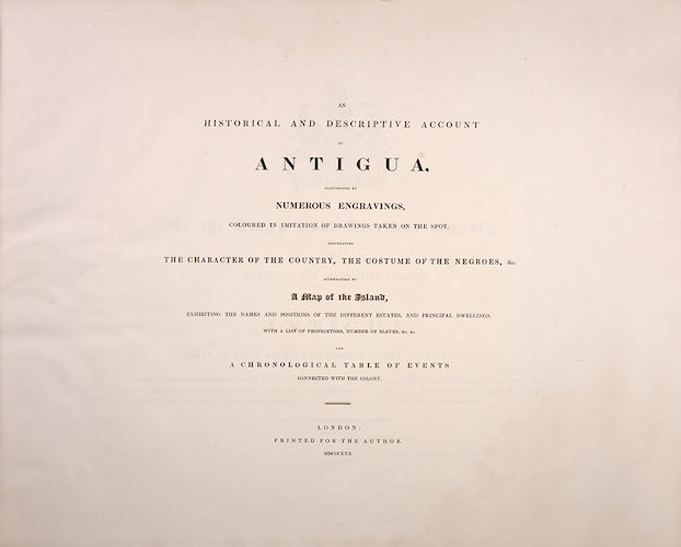 Haiti - An Historical and Descriptive Account of Antigua